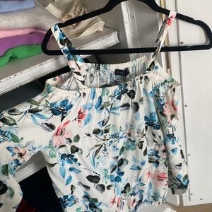 Off the shoulder floral